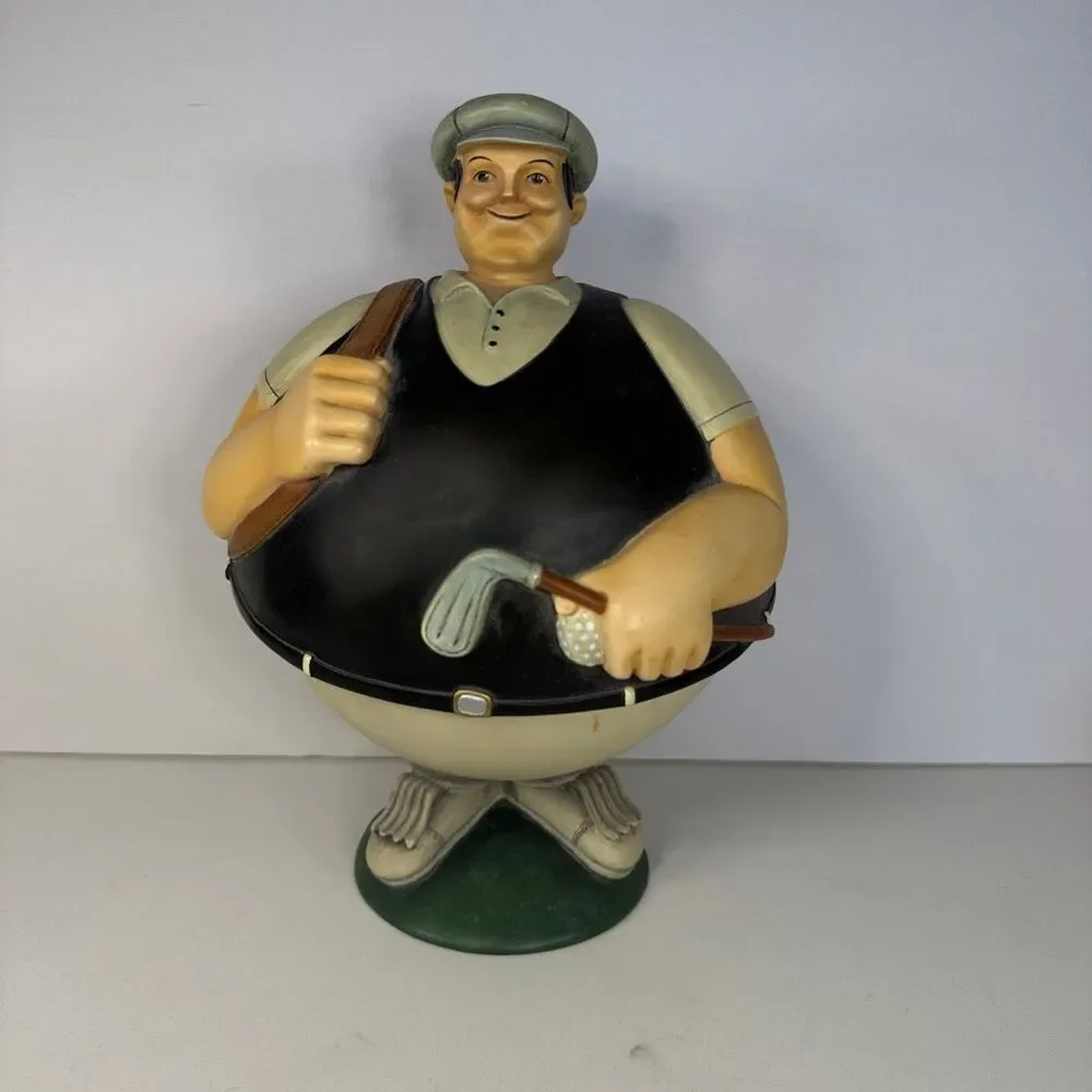 Vintage Department 56 Knick Knack Keeper Golfer Figurine 6.5